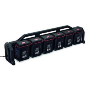 Toro 60V Max Flex-Force 6-pod Charger