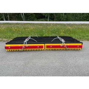 GUMMISLODD 2800MM MED TANNET VENDBART REGULERBART STÅL