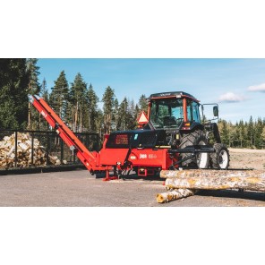 JAPA VEDMASKIN 315+ TR M/3,8 TRANSPORTØR, INNMATER OG SVINGBAR TRANSPORTØR