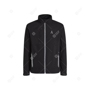 Deutz-Fahr svart softshelljakke, mann