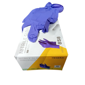 Engangshanske Nitril HD lang 858 Lilla, str 11 (XXL) 100 stk