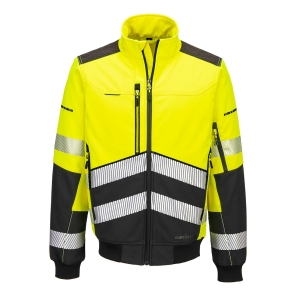 DX4 Hi-Vis Softshell Bomberjakke (3 lags)